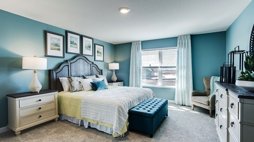 Luxury bedroom suite.