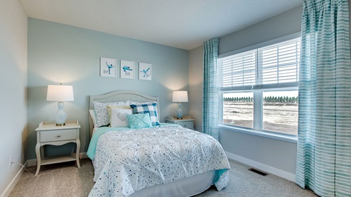 Secondary bedrooms on the upper level.