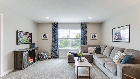Upper level loft space.