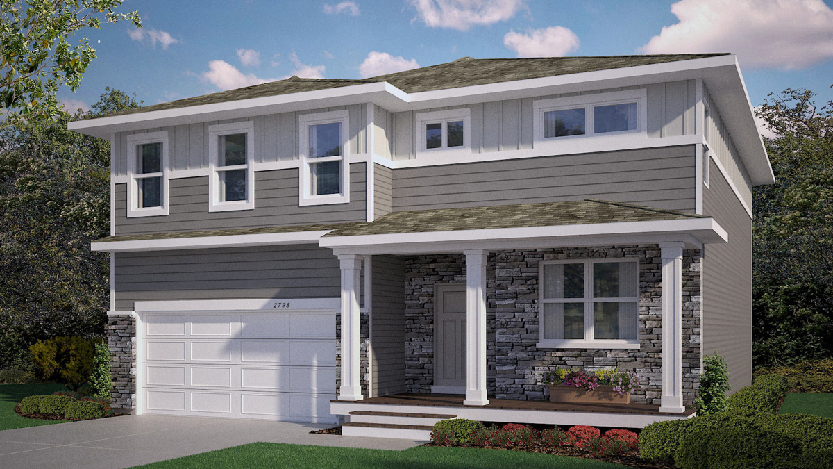 4 bedroom home called the Adams II