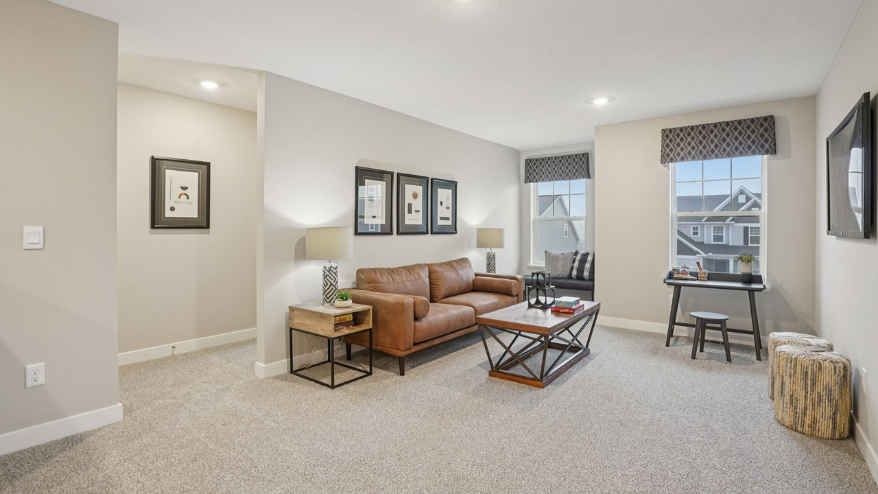 upper level loft area.