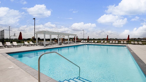 Pool area for all residents of Brookshire in Lakeville, MN.