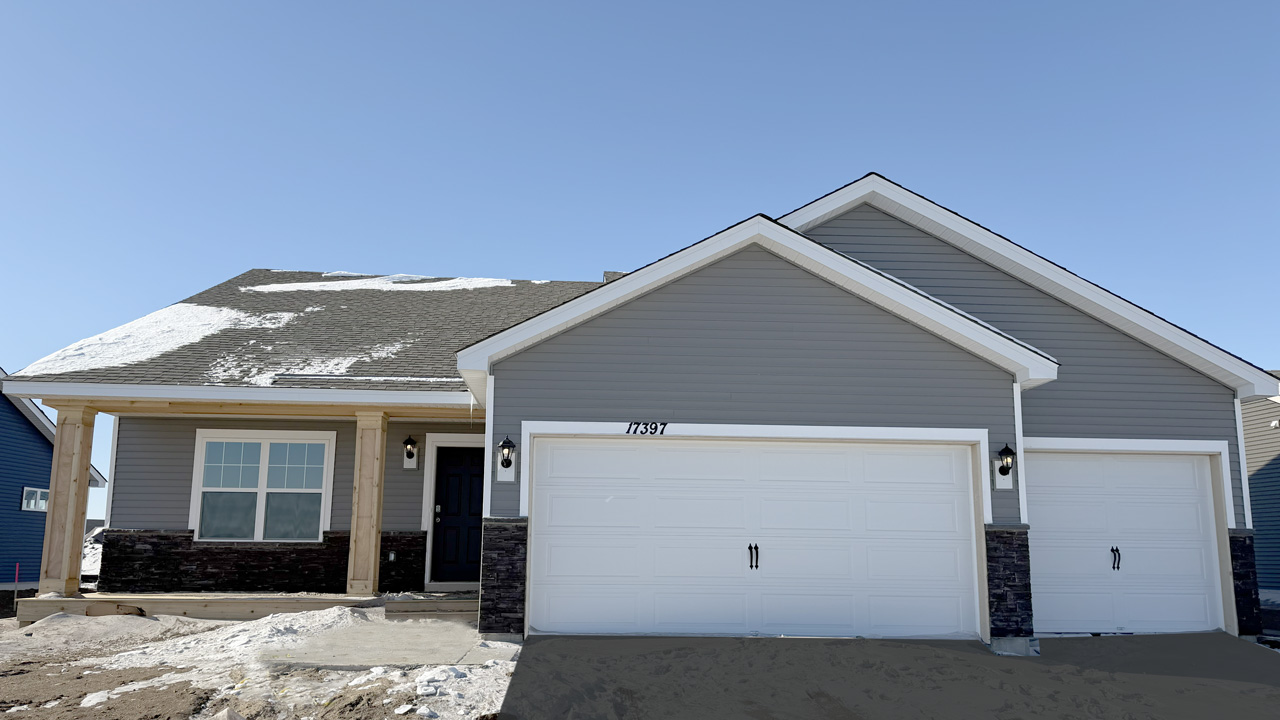 Exterior of the actual home.