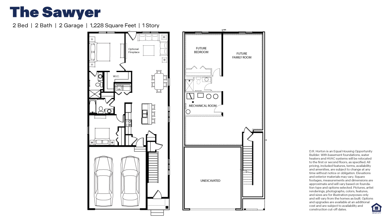 Sawyer floorplan basement