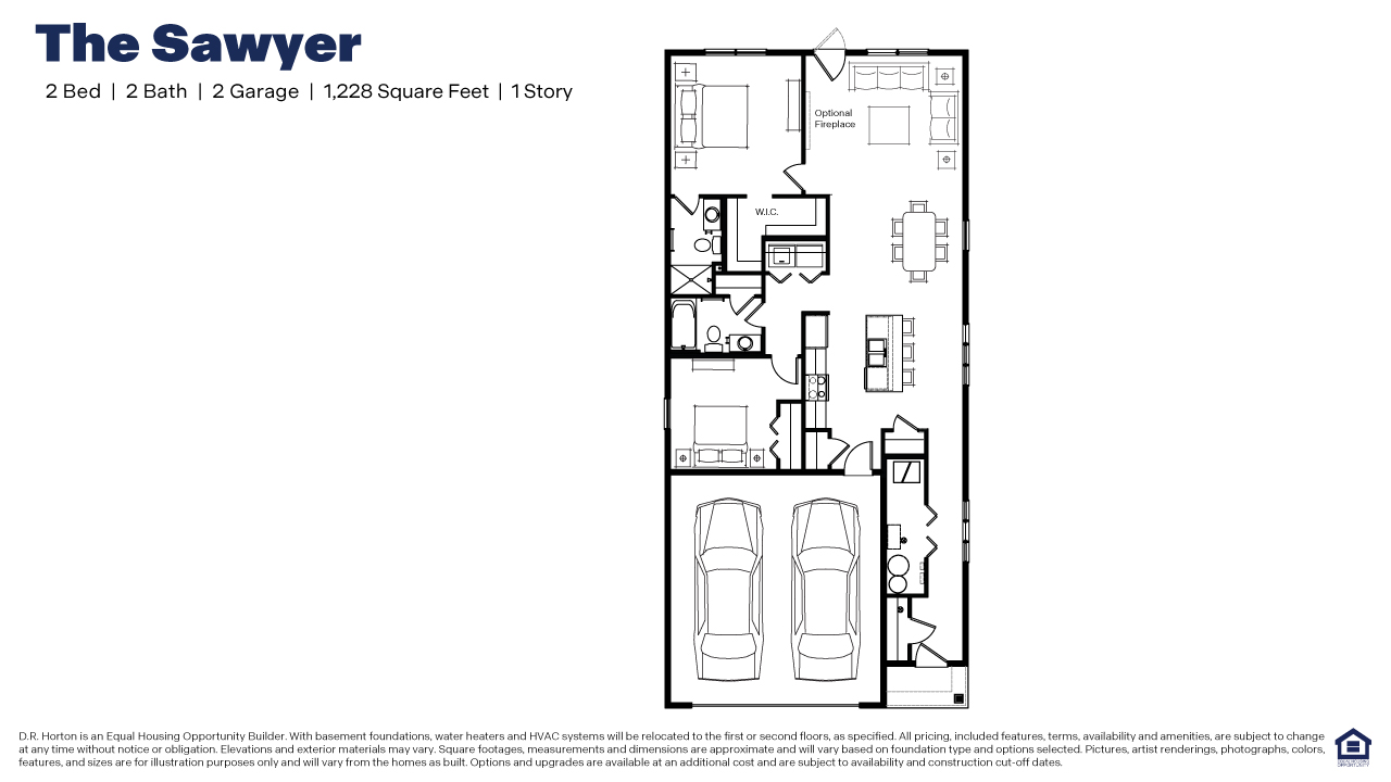 Sawyer Standard floorplan