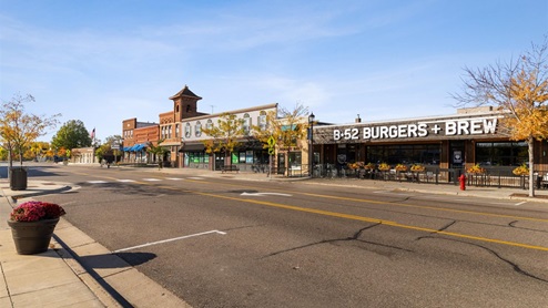 Downtown Lakeville.
