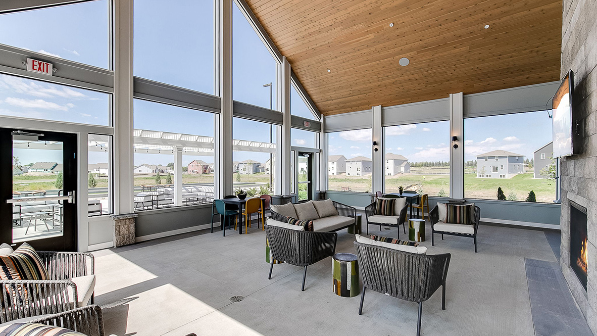 Clubhouse amenity at Brookshire in Lakeville.