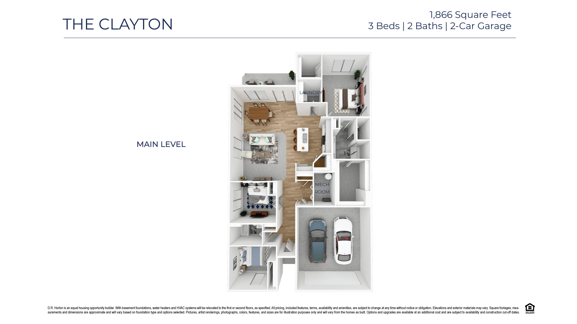 The Clayton 3D plan