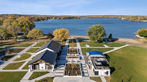 Antlers Park in Lakeville, Minnesota by Lake Marion.