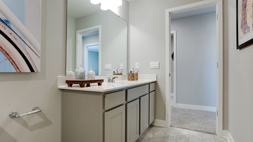 Hall bath.