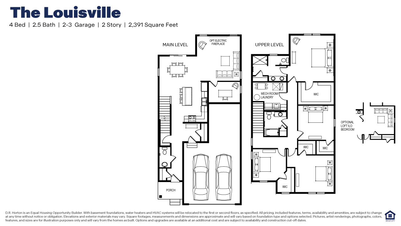 The Louisville floor plan.