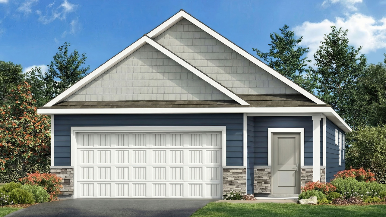 Rendering of Sawyer Northern Craftsmanelevation.