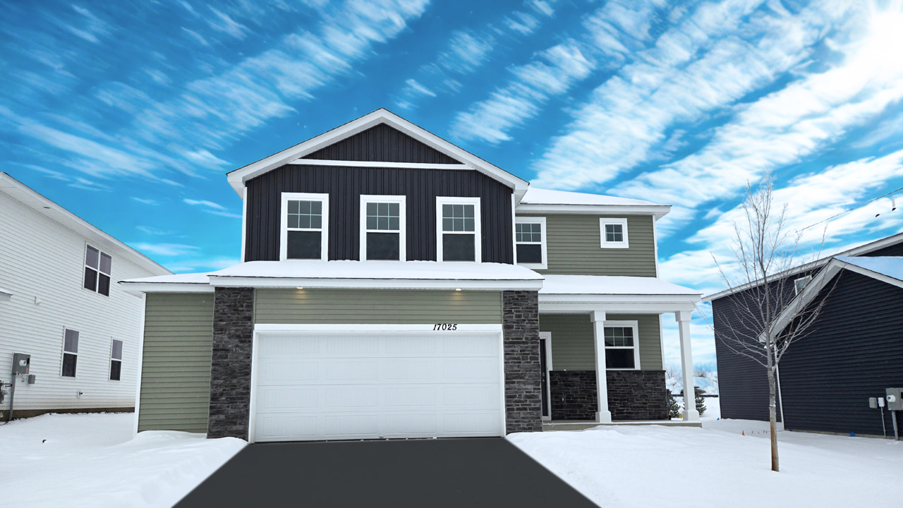 Exterior of the actual home.