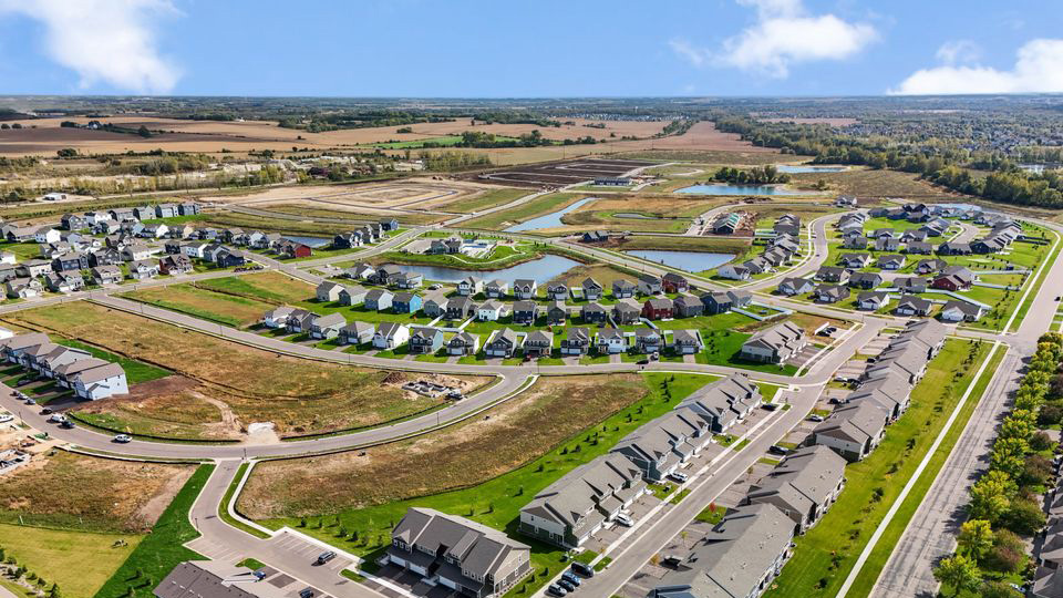 Aerial view of Brookshire by D.R. Horton
