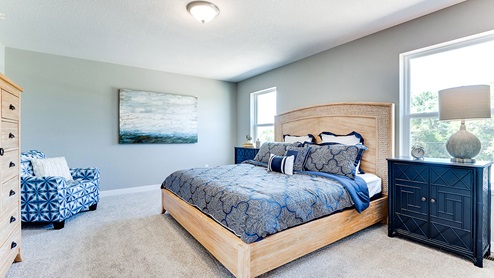 Bedroom suite in the Grant plan.