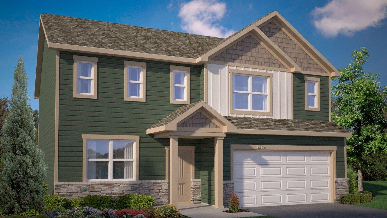 Rendering of Henry C Elevation.