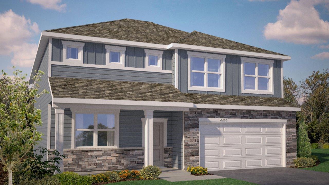 Rendering of Henry D Elevation.