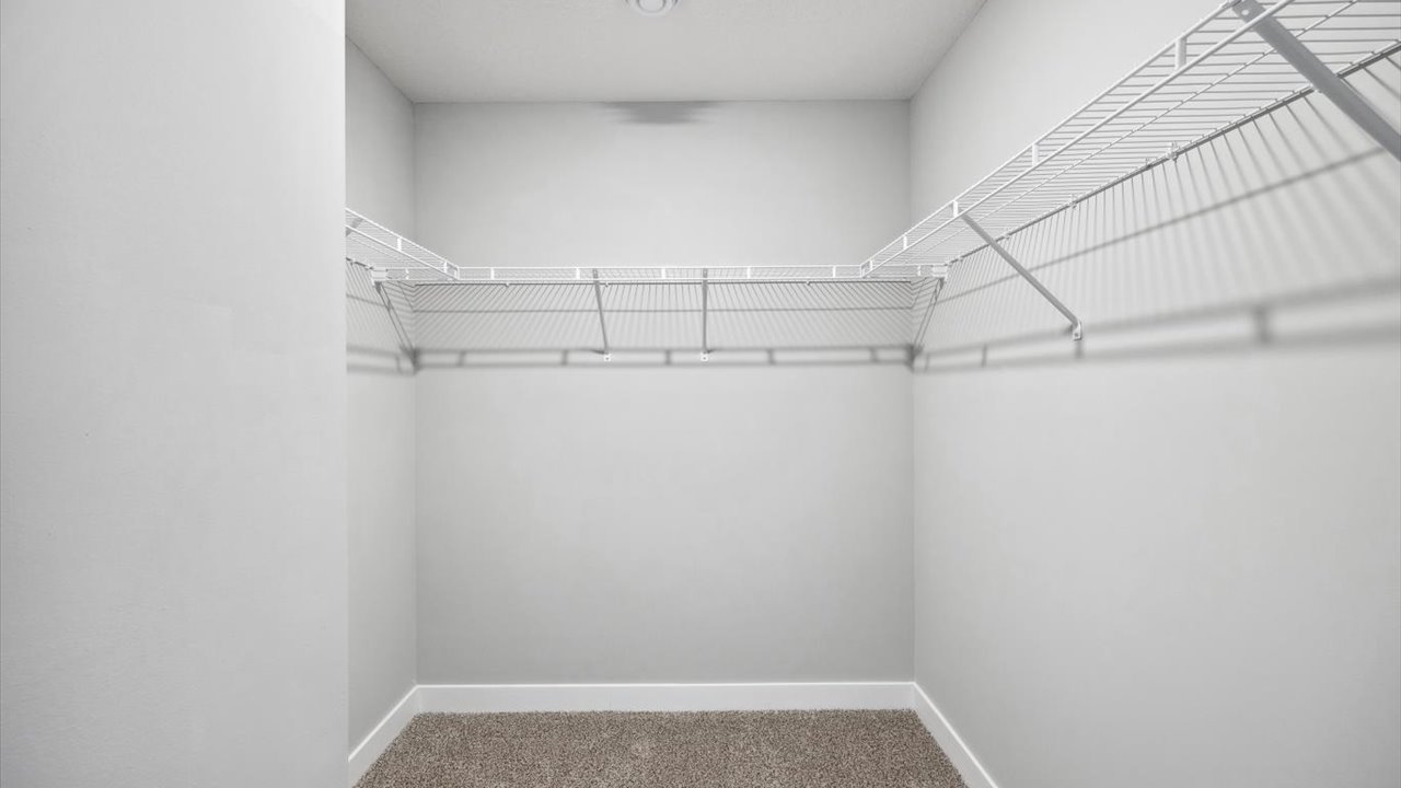 Bedroom suite's second walk-in closet.