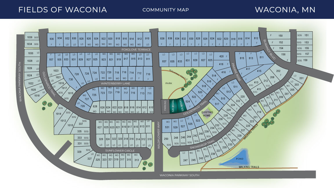 Static Lot Map