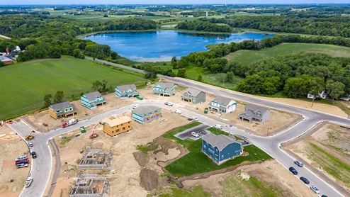 New homes in Prior Lake, Minnesota near lakes, parks, retail and more.