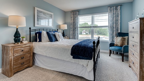 Upper level secondary bedrooms.