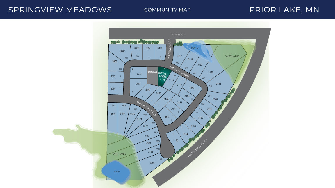 New Homes in Springview Meadows DR Horton Prior Lake, MN D.R. Horton