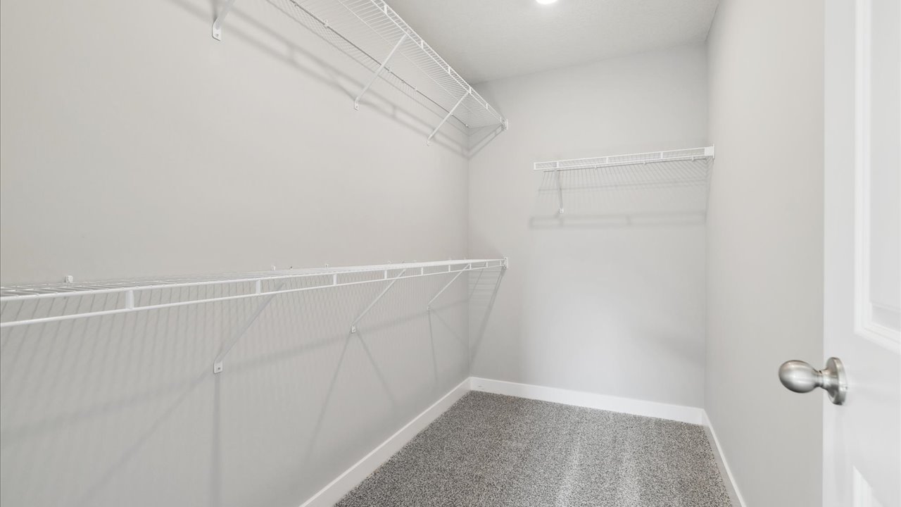 Bedroom suite's walk in closet