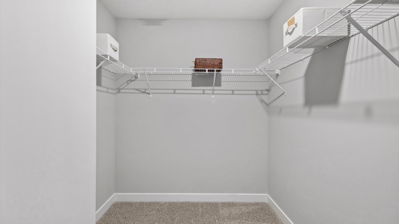 Bedroom suite's second walk in closet.