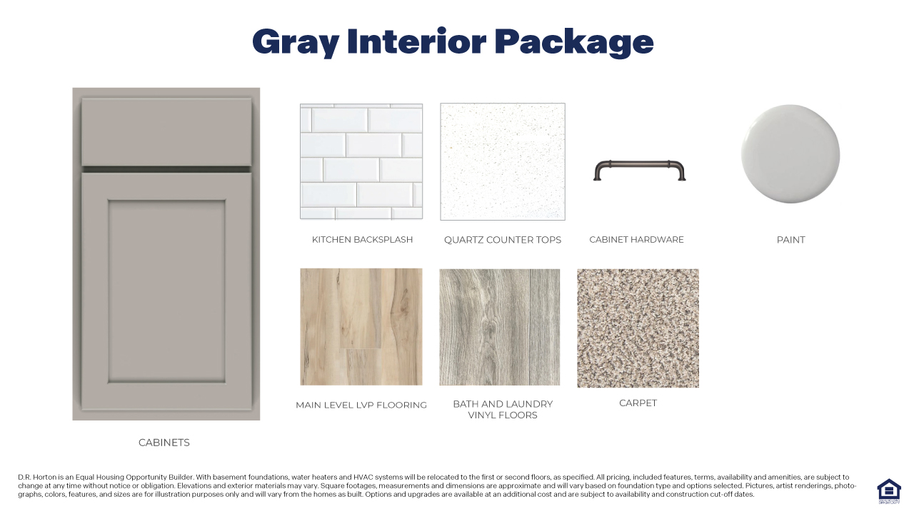 Grey interior color package