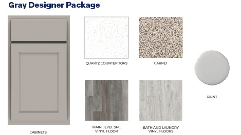 Express Select series interior design package with white cabinet option.