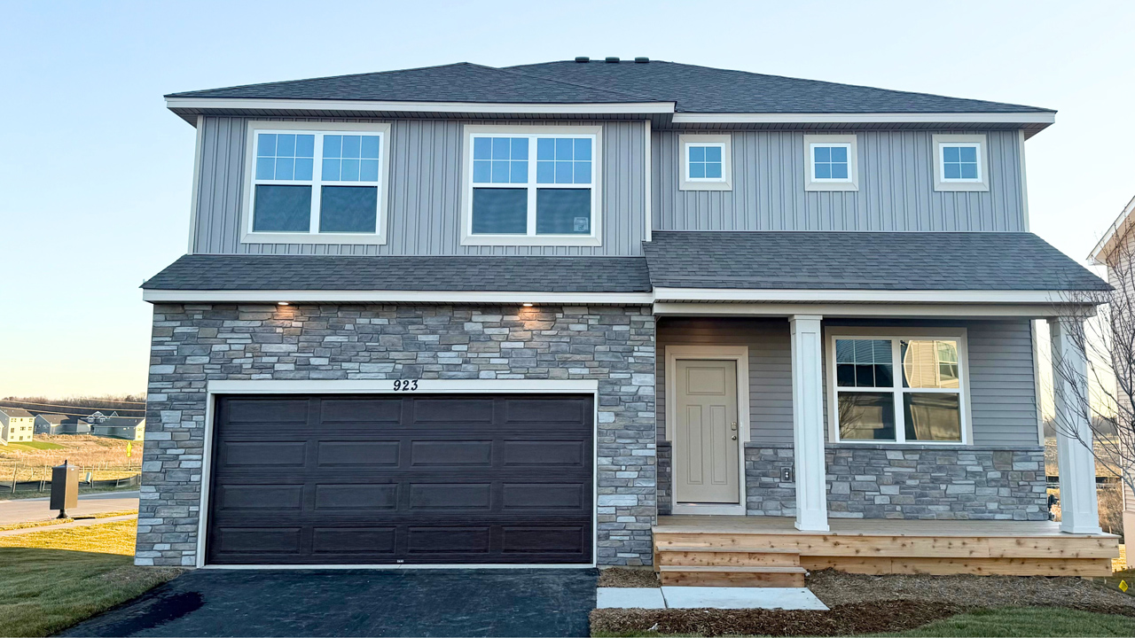 Actual exterior of the home.