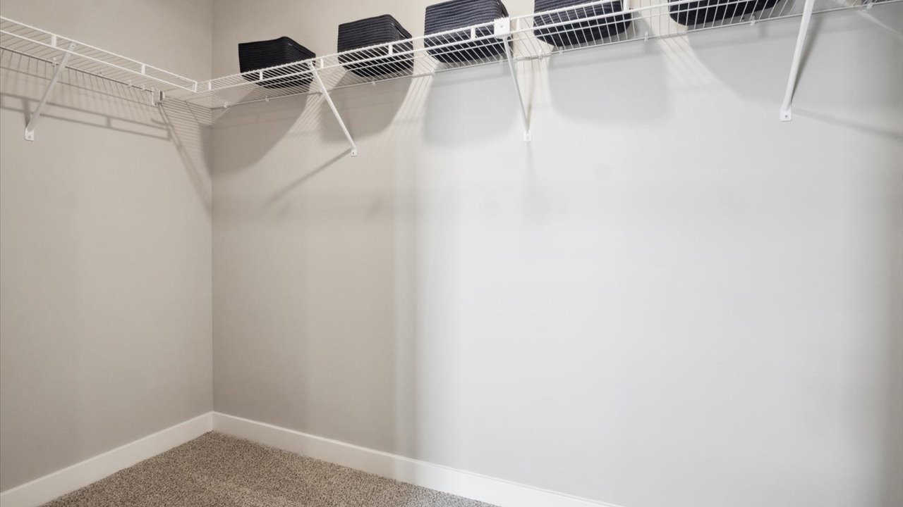 Bedroom suite's walk in closet.