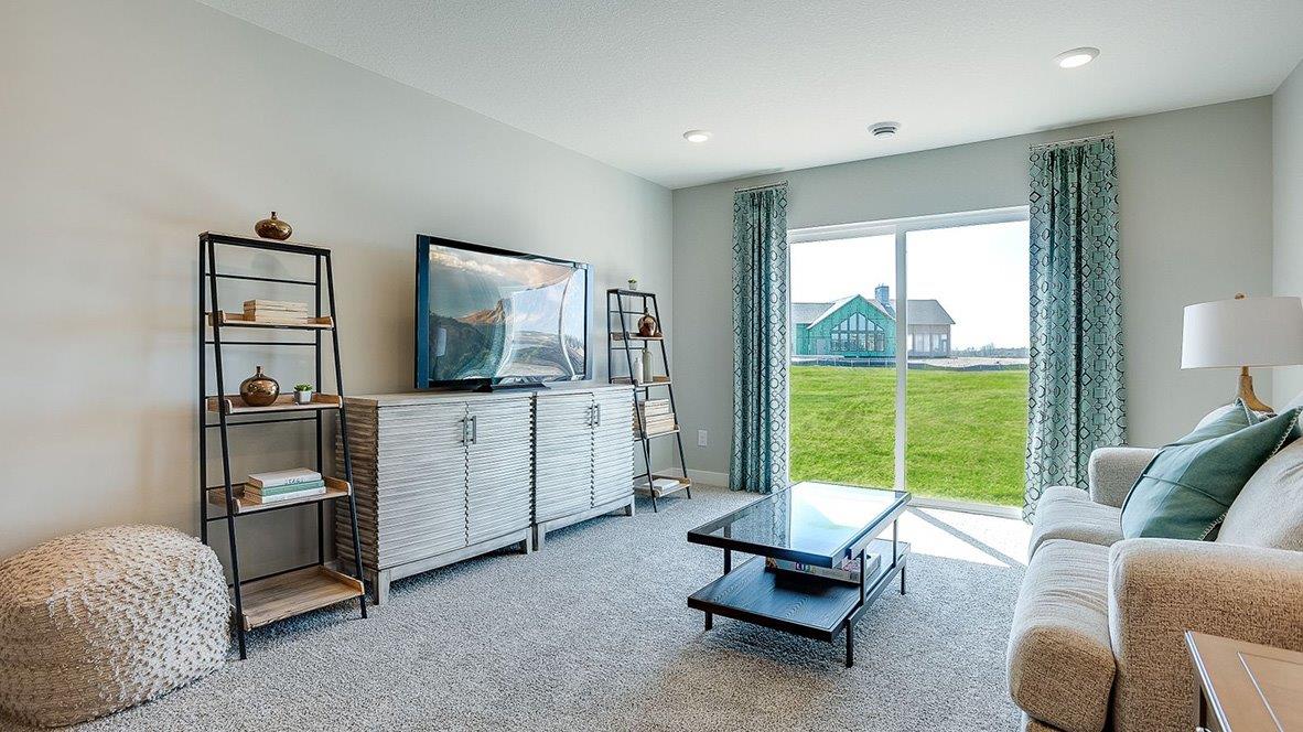 Basement family room