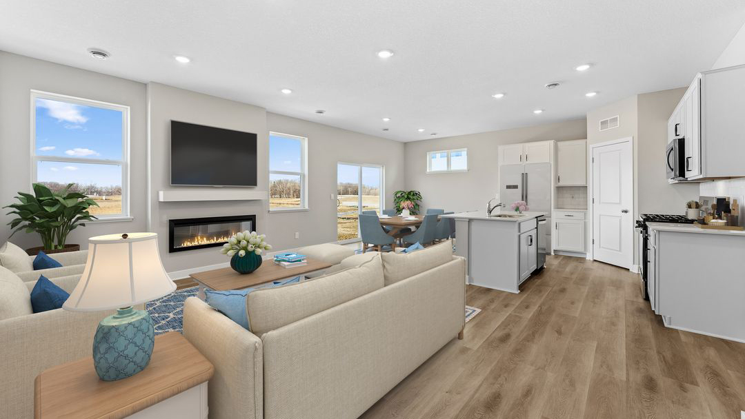 A new one-level home for sale in Otsego, Minnesota.