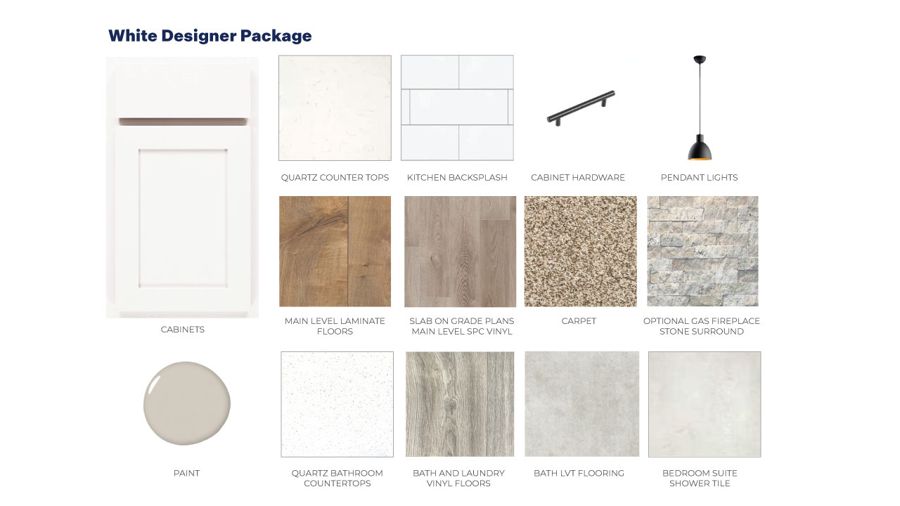 white designer package
