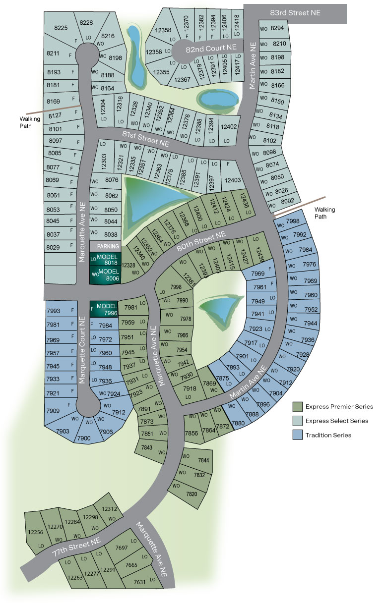 Static Lot Map