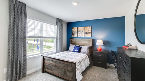 Secondary bedrooms on the upper level.