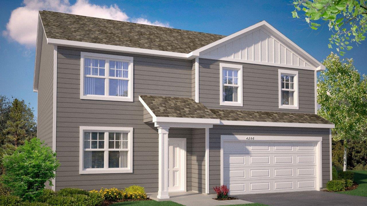 Rendering of American Classic Henry Elevation.