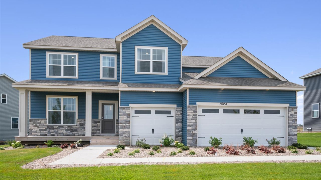 Beautiful Jordan floor plan offered in Chaska, Minnesota.