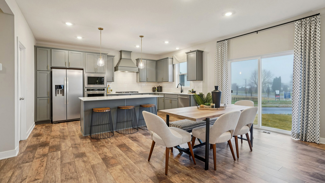 Open concept floor plan.