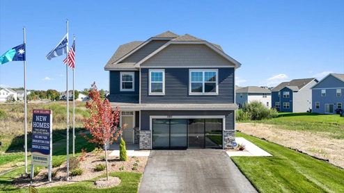 Model home in Jordan, Minnesota.