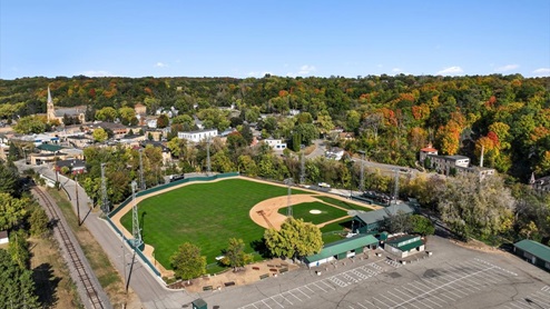 Mini Met baseball field in Jordan, Minnesota.