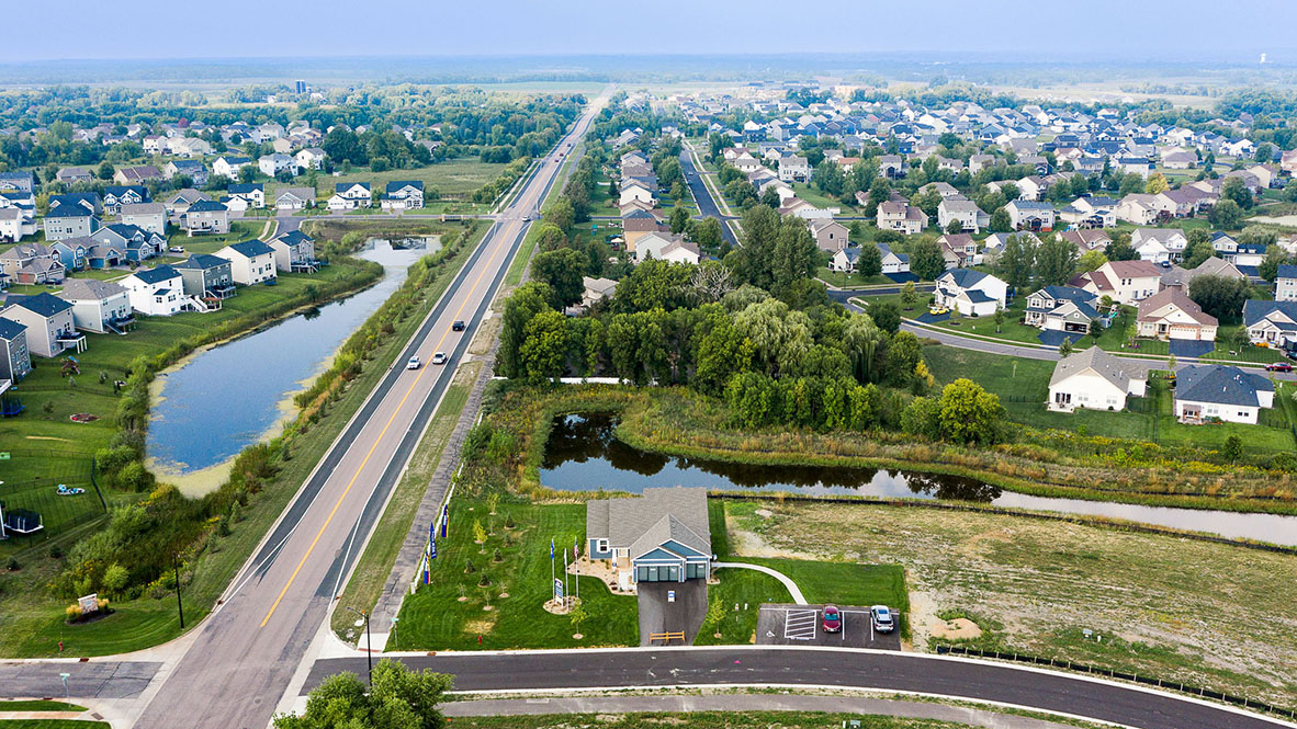 Aerials of Northwater in Otsego, Minnesota.