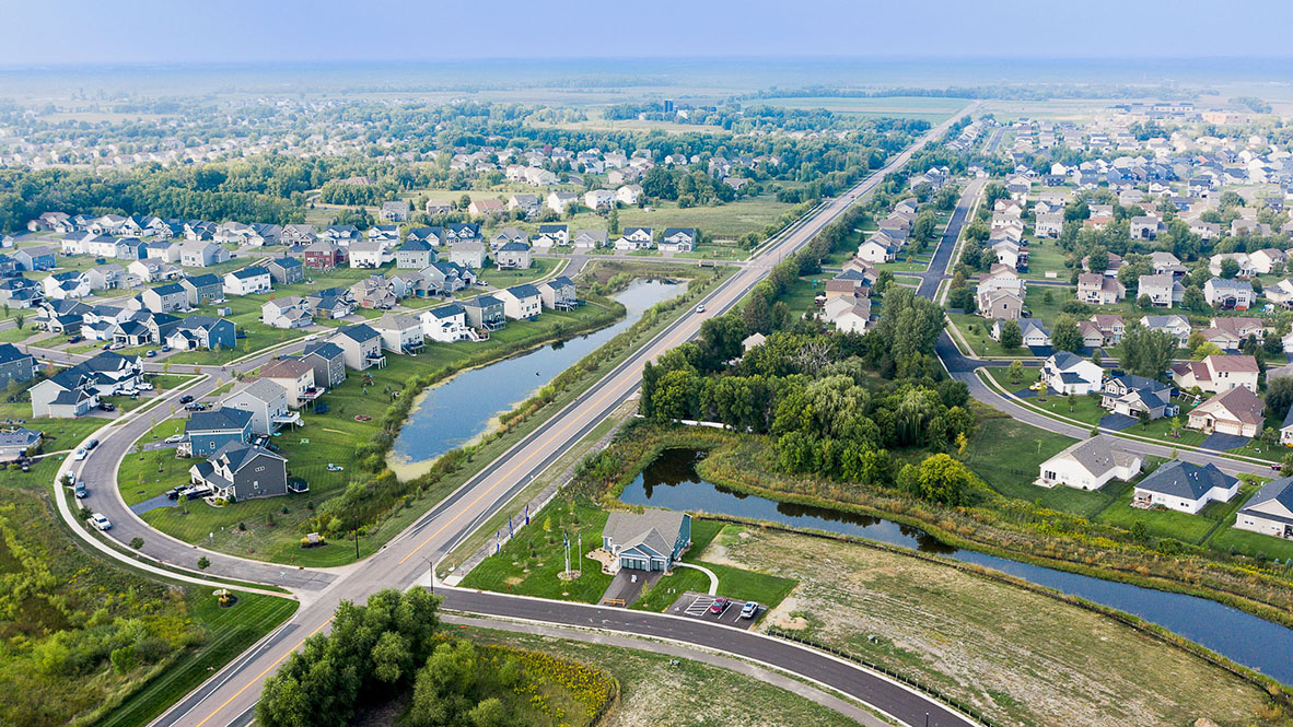 Aerials of Northwater in Otsego, Minnesota.