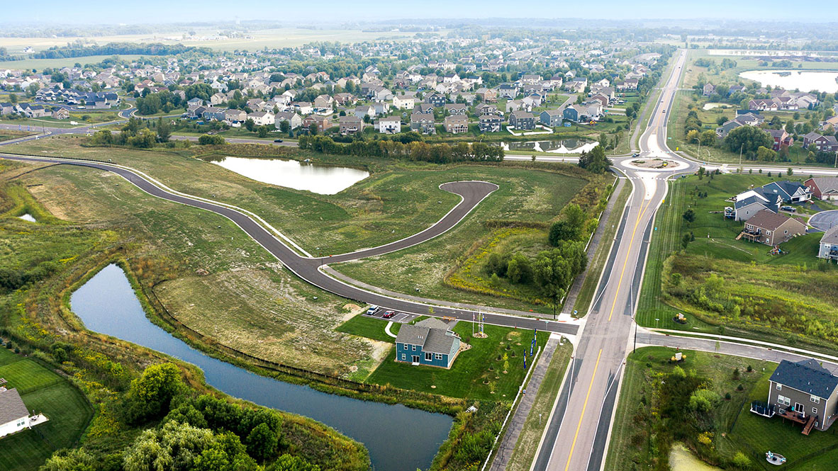 Aerials of Northwater in Otsego, Minnesota.