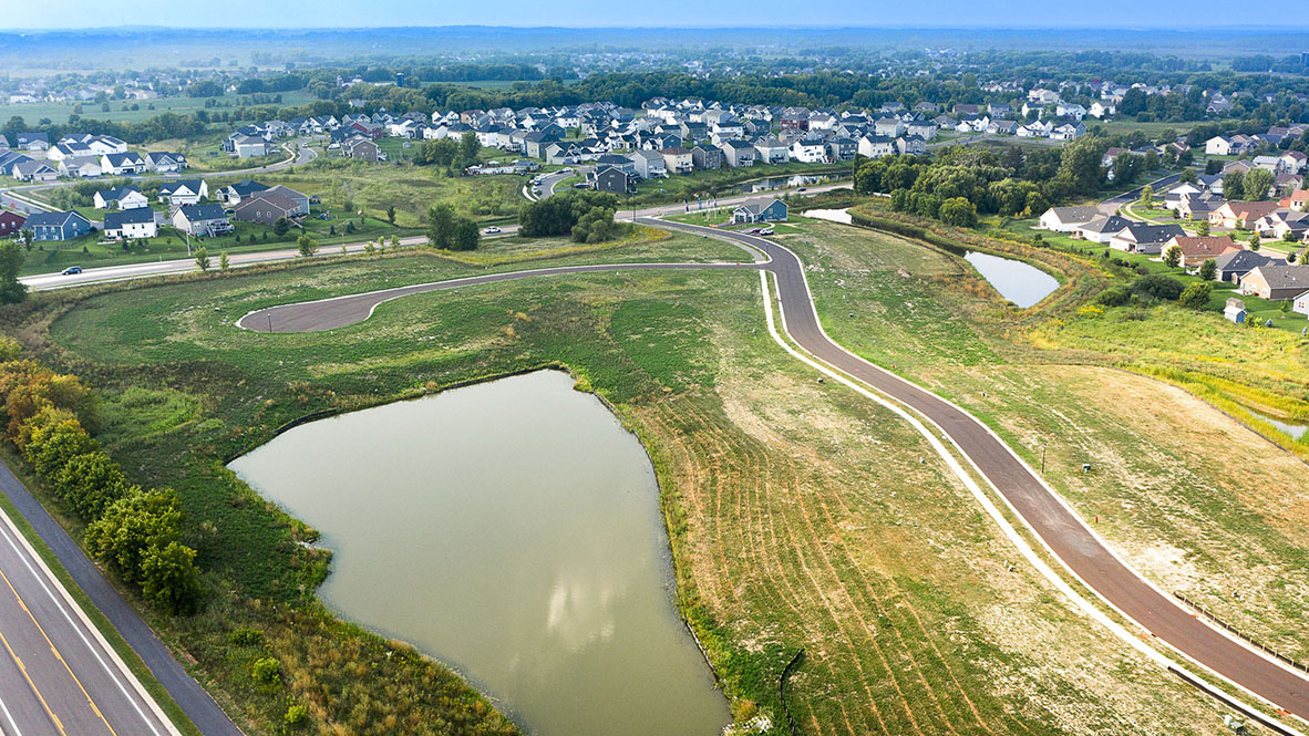 Aerials of Northwater in Otsego, Minnesota.