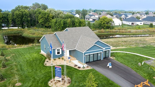 New homes in Otsego Minnesota with beautiful home sites.