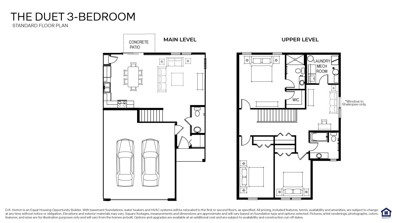 New Home Floor Plan in Rogers, Minnesota at Grass Lake Preserve by D.R. Horton.