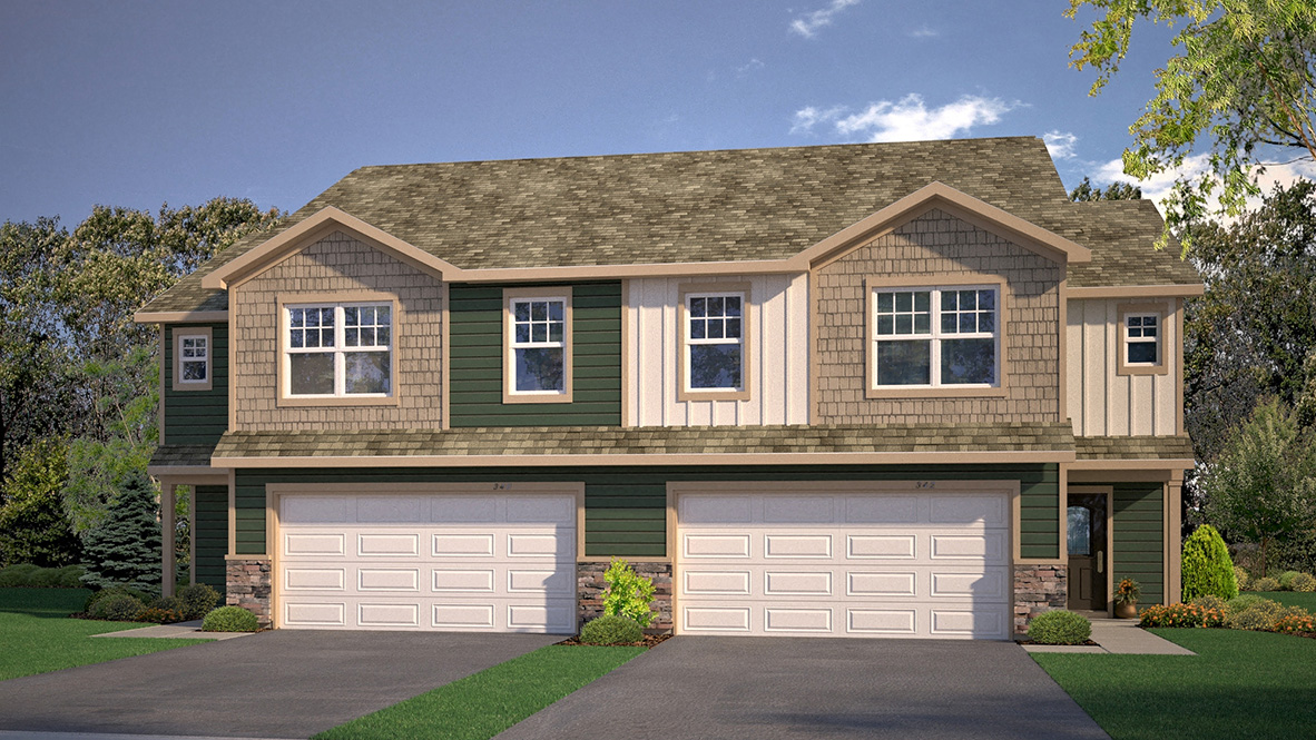 New Home in Rogers, Minnesota at Grass Lake Preserve by D.R. Horton.