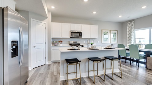 The Hudson kitchen and dinette.